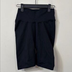 Balance Athletica Linear Rider Seamless Biker Shorts Black Size Medium